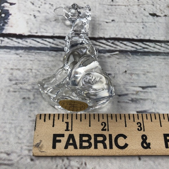Vintage Princess House Pets Giraffe Figurine 24% Lead Crystal Made in Germany - Picture 9 of 11